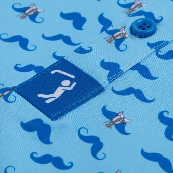 Bogey Bros Golf Co - Mustache Ride - Polo - Picture 4 of 6